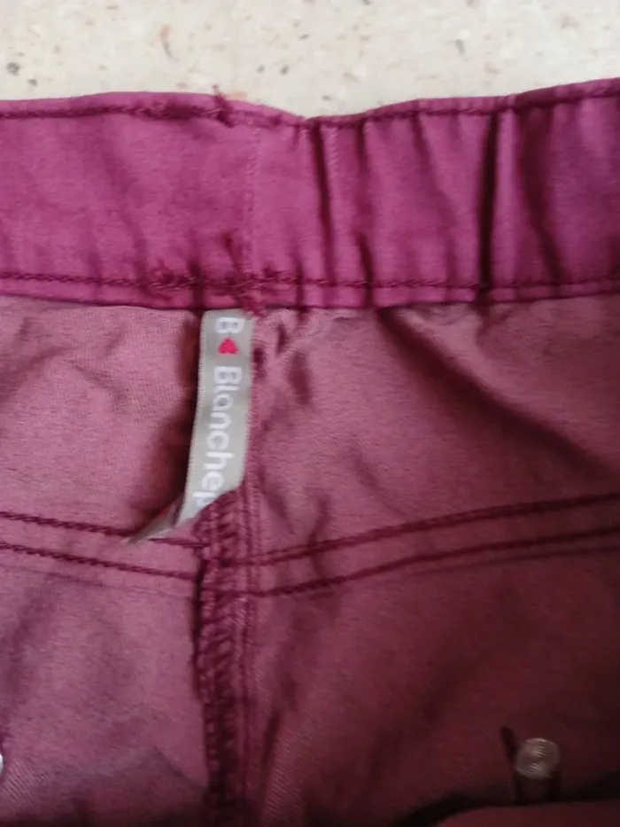 Pantalon droit violine - photo numéro 3