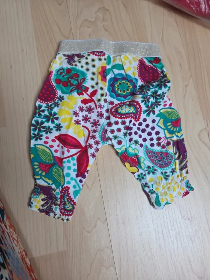 Pantalon fluide 3mois fille - photo numéro 3