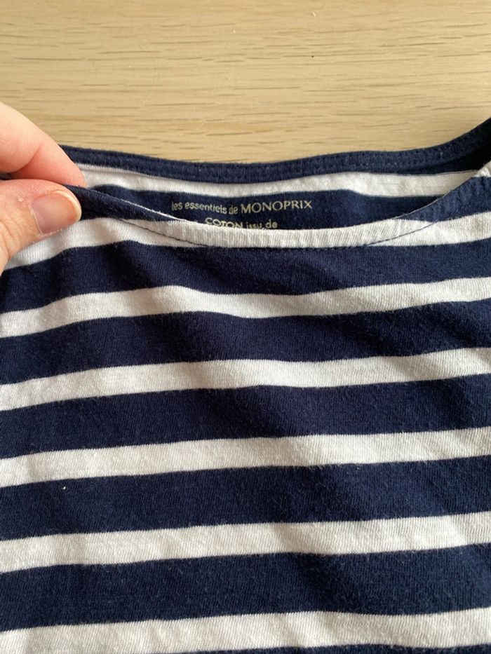 Marinière bio basics Monoprix kids - photo numéro 3
