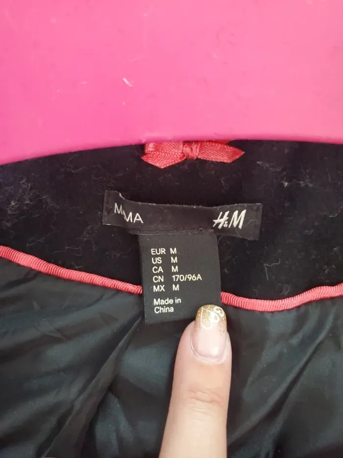 Manteau / duffle-coat - H&M - taille M - laine recyclée - photo numéro 5