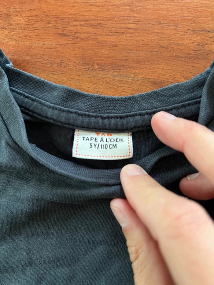 Tes shirt marche longue 5 ans garçon - photo numéro 3