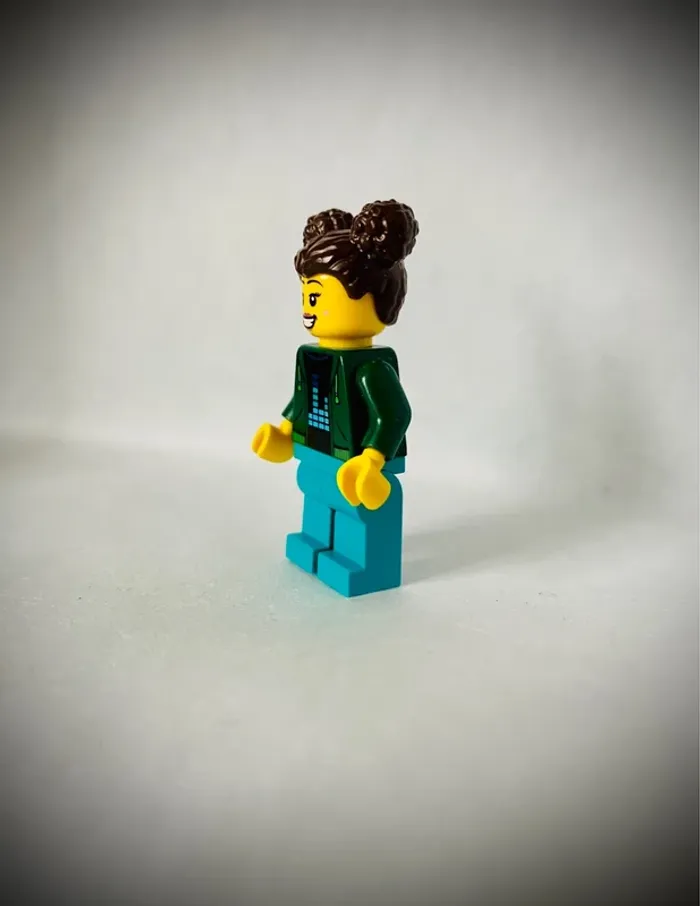 Minifigurine LEGO City CTY1801 - Cliente du Robot World - Très bon état - photo numéro 2
