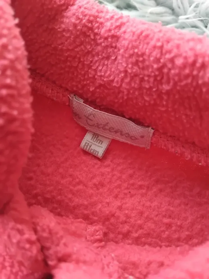 💡 robe de chambre fille rose 18 mois - photo numéro 3