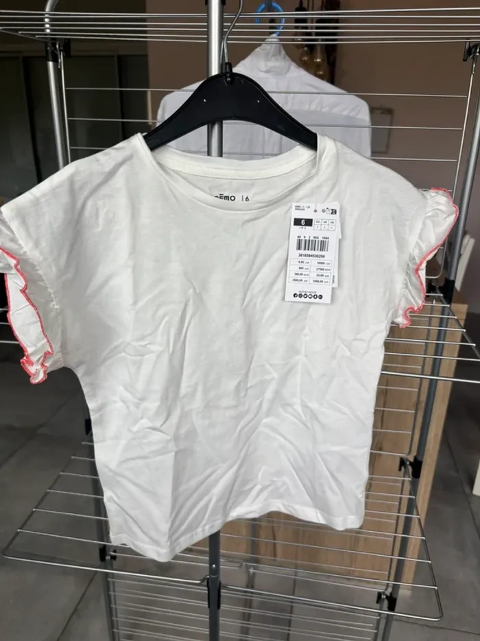 T-shirt uni blanc - photo numéro 2