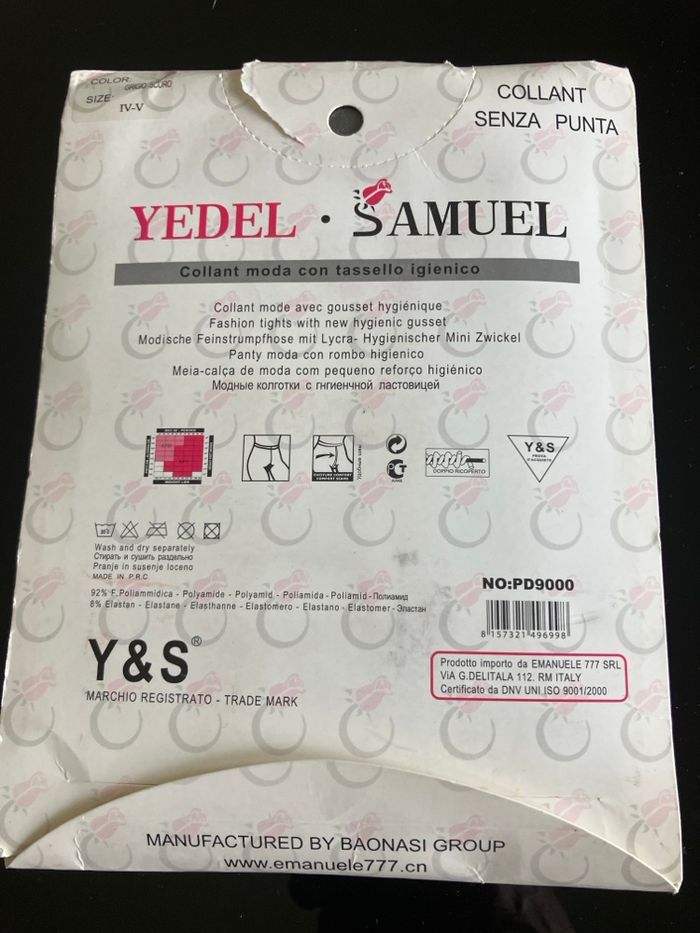 collant YEDEL SAMUEL 180 den - photo numéro 2
