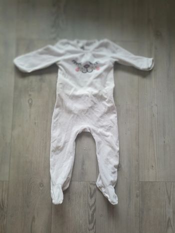 Pijama velours blanc