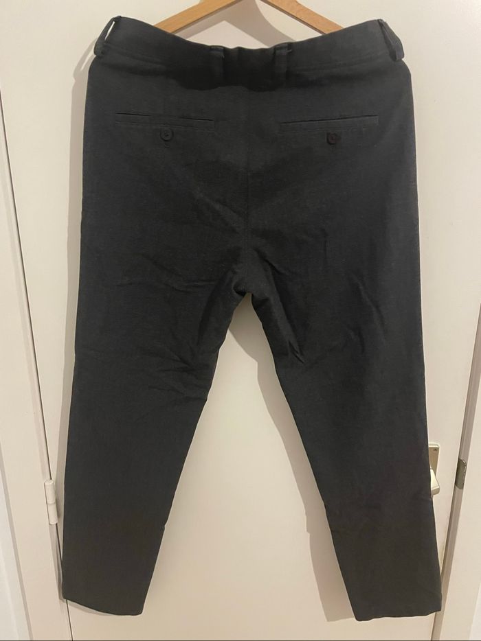 Pantalon Zara gris foncé – coupe chino - photo numéro 2
