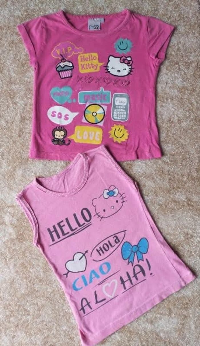 Lots de 2 haut Hello Kitty 6 ans - photo numéro 6