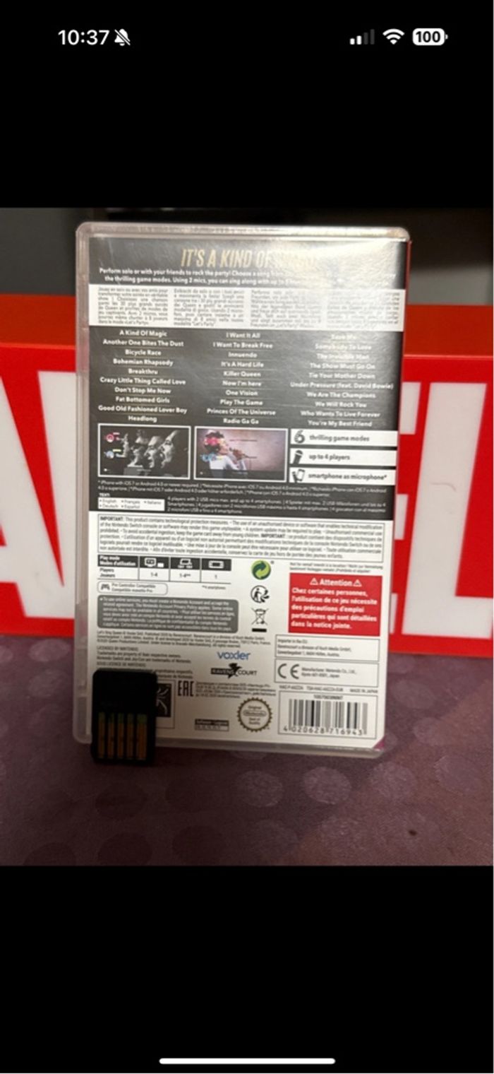 Jeu Nintendo switch let s sing queen - photo numéro 4