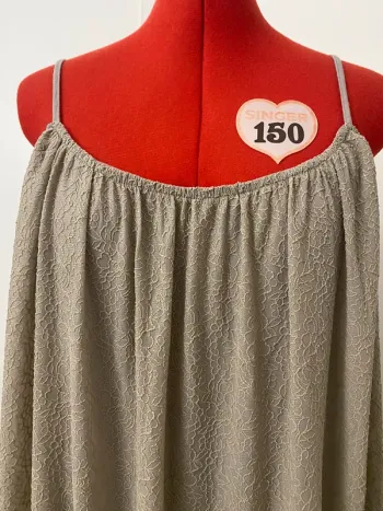 Robe midi taupe Vila