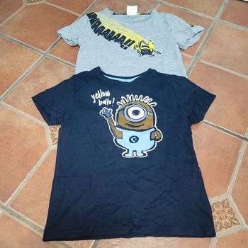 Lot Tee-shirt Minions