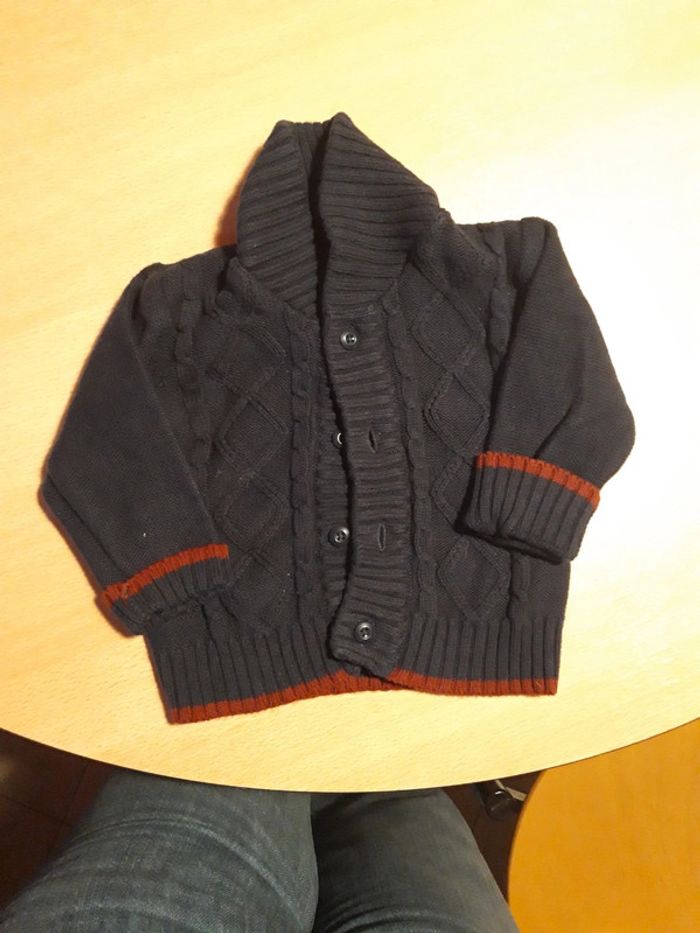 Gilet grain de blé 6 mois