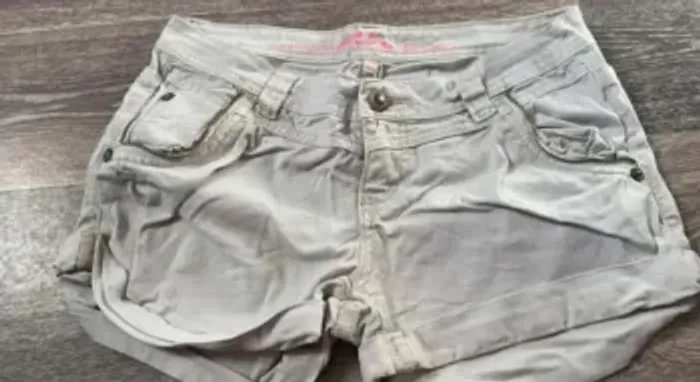 Short en jeans blanc Jennyfer