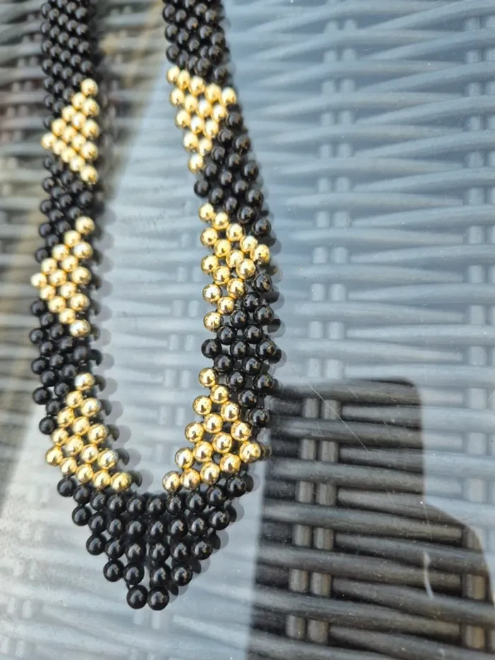 Collier Chic vintage en perles - photo numéro 3