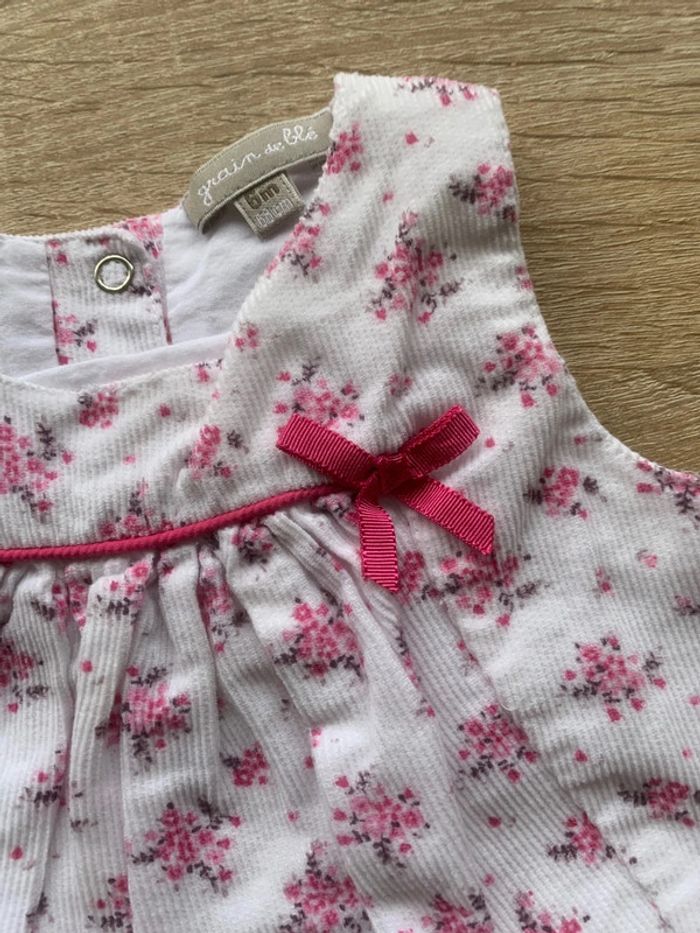 • Deux robes velours ~ Fille 6 mois • - photo numéro 3