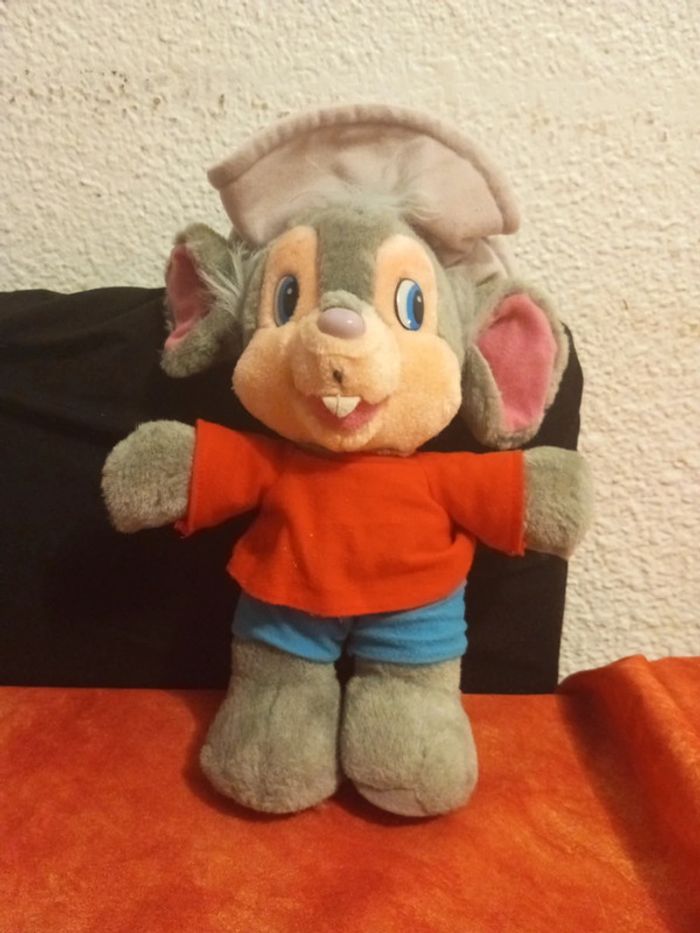 Peluche souris Fievel au far west