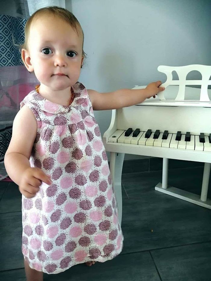 12 mois bébé fille robe obaibi