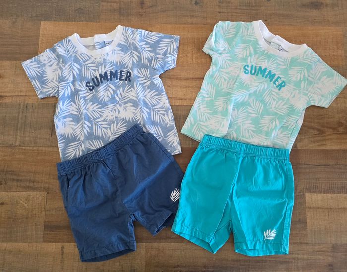 Ensemble t-shirt et short "Summer" - photo numéro 2