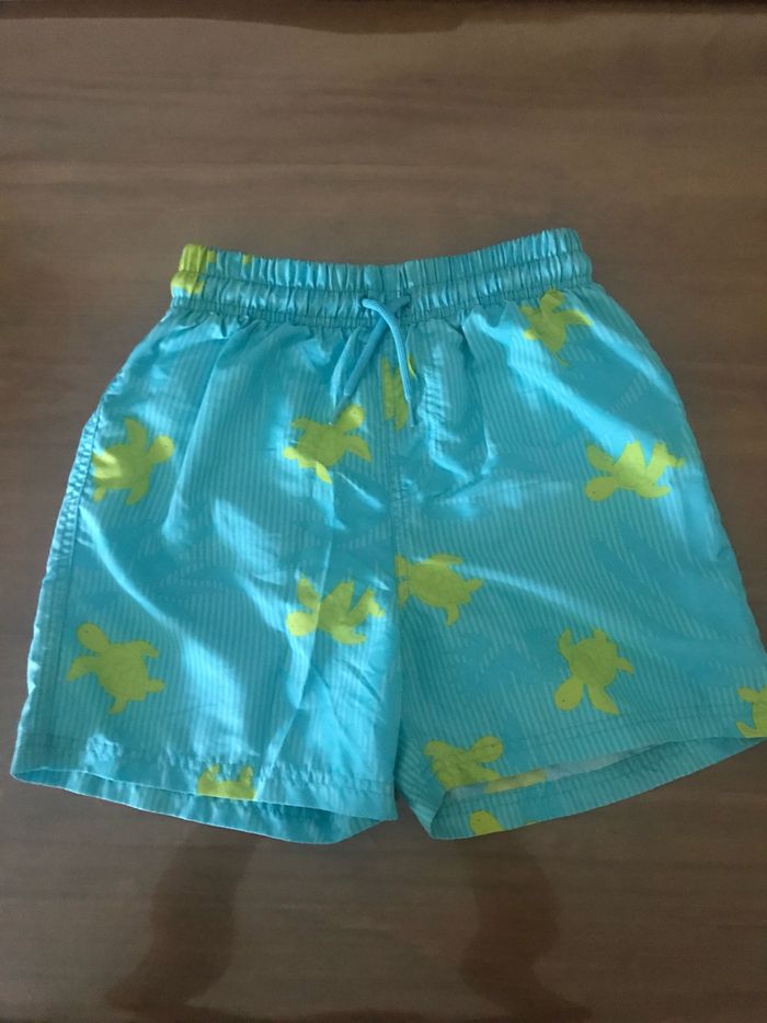 Short de bain turquoise DPAM 10 ans - photo numéro 2