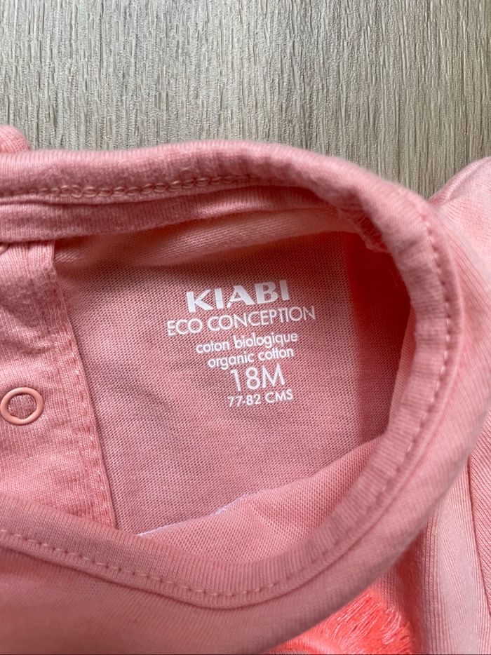 Tee shirt Kiabi rose 18 mois - photo numéro 2