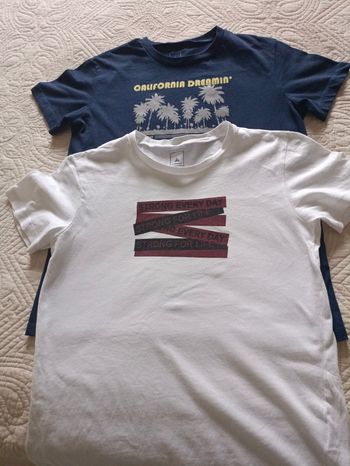 Lot de deux t-shirt taille 14 ans