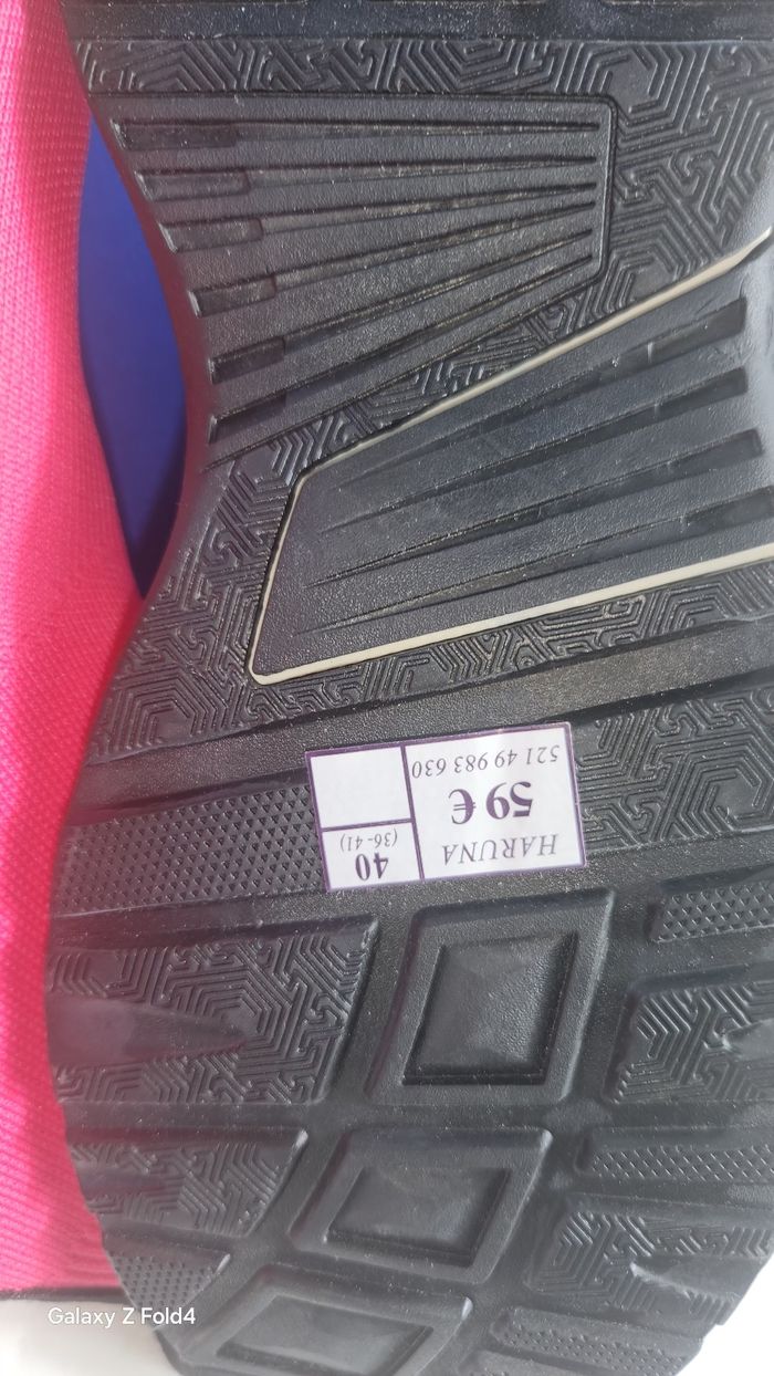 🌹👟édition limitée : baskets andré rose fluo - pointure 40 - pièce unique ! 🏃‍♀️✨ - photo numéro 7