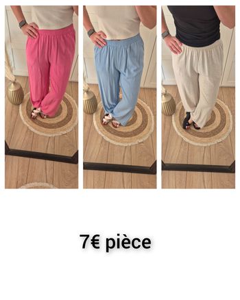 Pantalon jambes larges