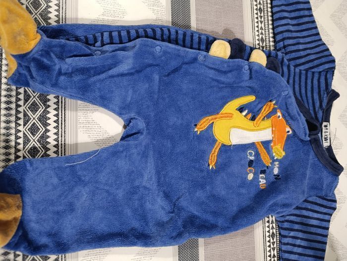 Pyjama bébé garçon 3 mois lot de 2 sucre d'orge et Tom et Kiddy - photo numéro 2