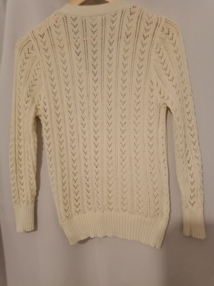 Gilet maille ajourée - photo numéro 3