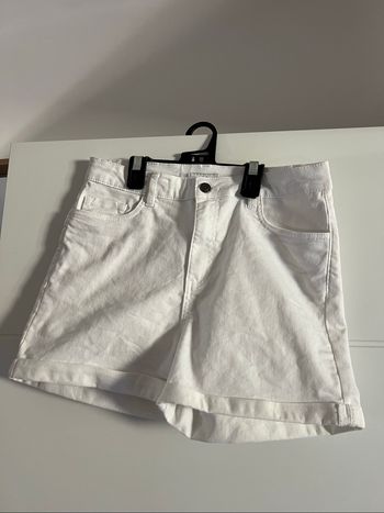 Short blanc femme