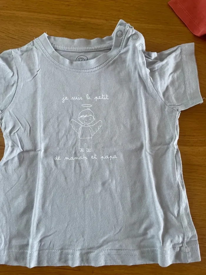 Lot 8 t-shirt 12 mois - photo numéro 13