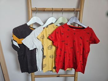 Lot de 4 t-shirts MC 6 ans