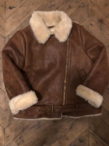 Bomber Zara fausse fourrure 8 ans