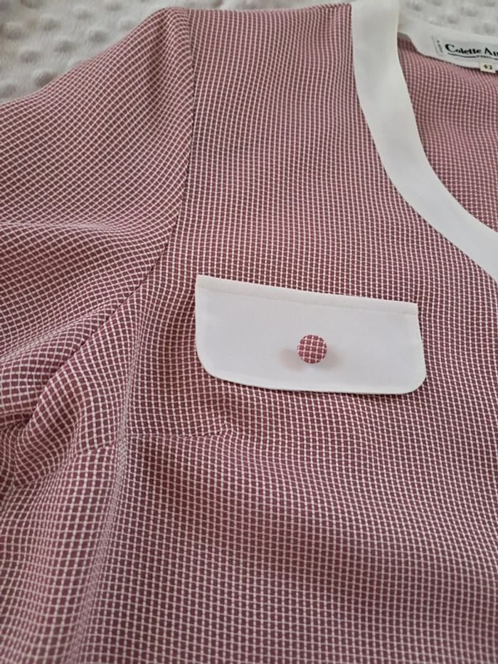 Blouse vintage Colette Attané taille 42 - photo numéro 3