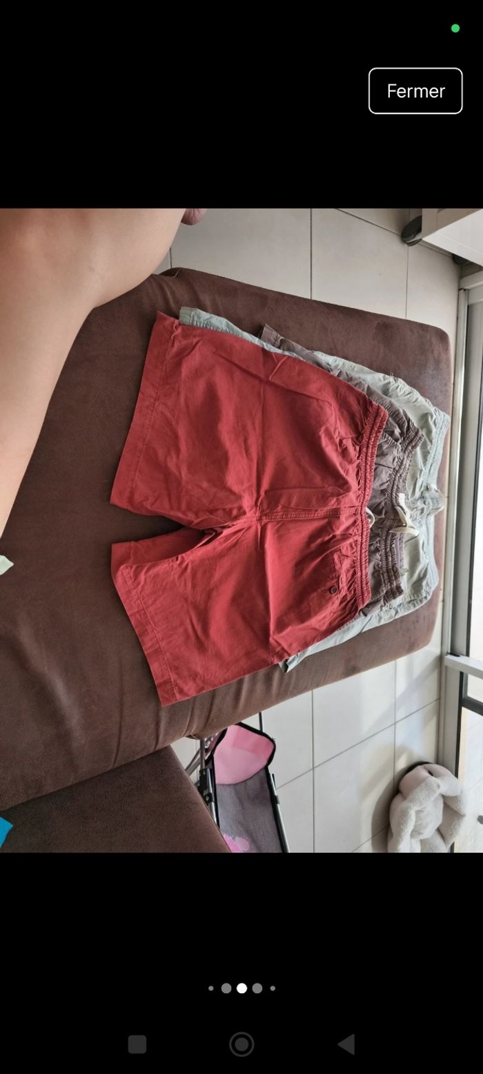 Lot de 4 shorts été homme - S - photo numéro 3