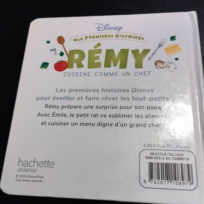 Livre enfant Disney mes premières histoires Rémy ratatouille - photo numéro 2