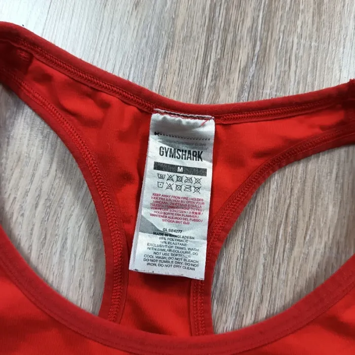 Brassière gymshark femme M orange - photo numéro 3