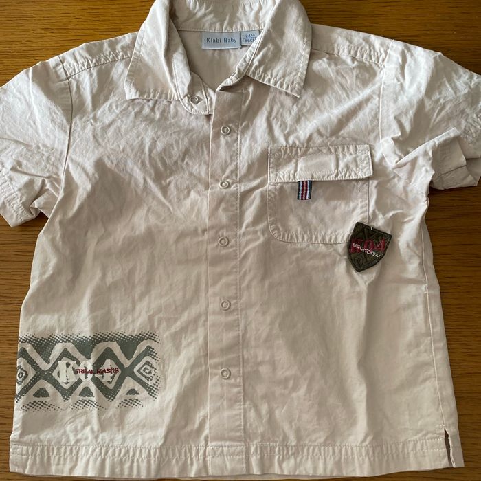 Chemise été manche courte garçon de marque kiabi - photo numéro 2