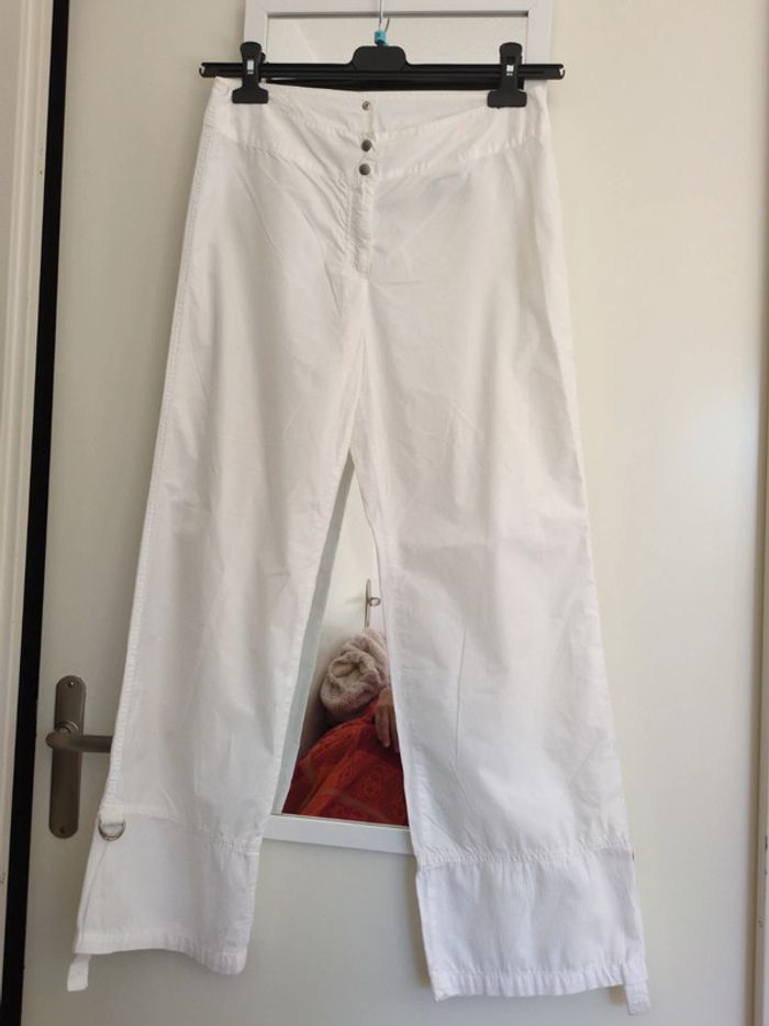 Pantalon blanc coton Cop copine 36