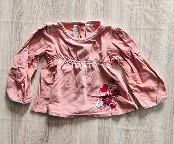 Robe en velours milleraies vieux rose - Robambelle - 18/24 mois