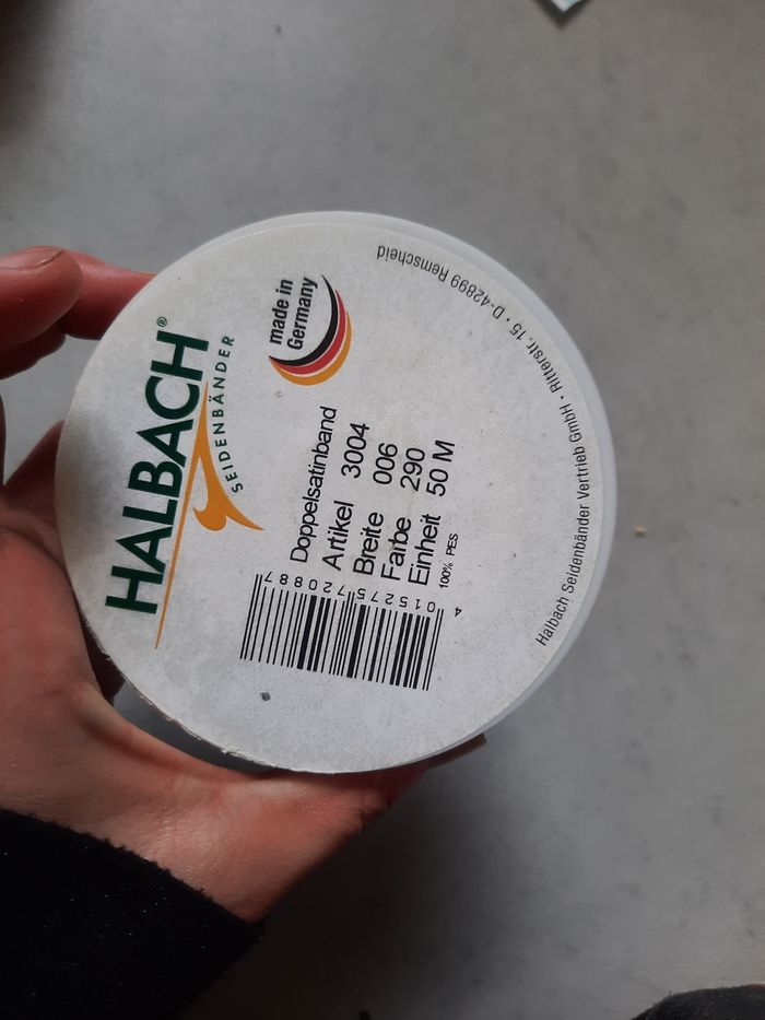 Ruban vert claire 6mm sur 50m neuf - photo numéro 2