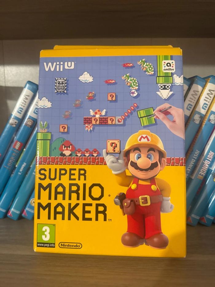 Pack super Mario maker Wii u jeu + livret coffret - photo numéro 2