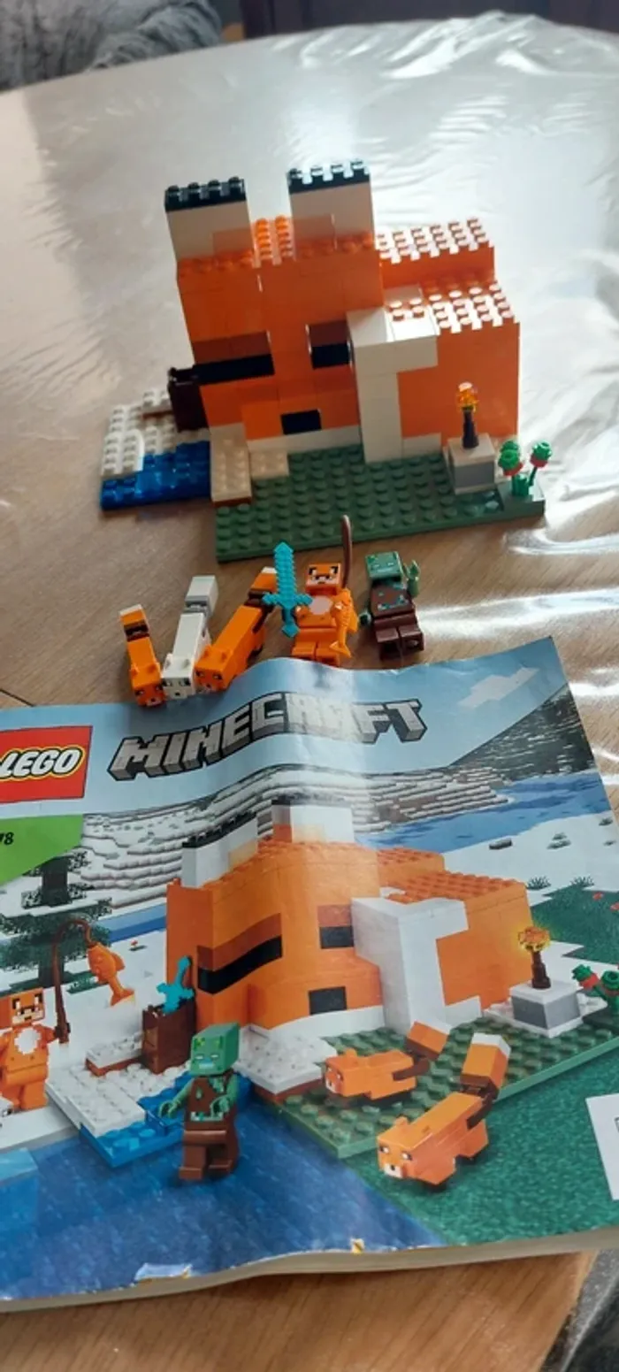 Lego Minecraft le refuge de renard - photo numéro 4