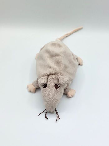 Peluche rat gris beige IKEA Gosig ratta 20 cm souris doudou