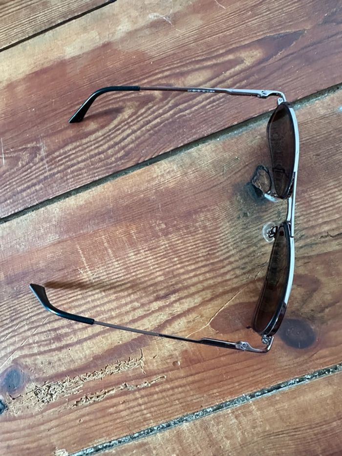 Préférences monture lunettes de soleil petites d’appoint marron noir ancien rétro vintage - photo numéro 3