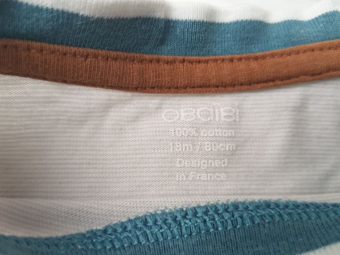 Tee-shirt manches longues obaïbi. 18 mois. - photo numéro 3