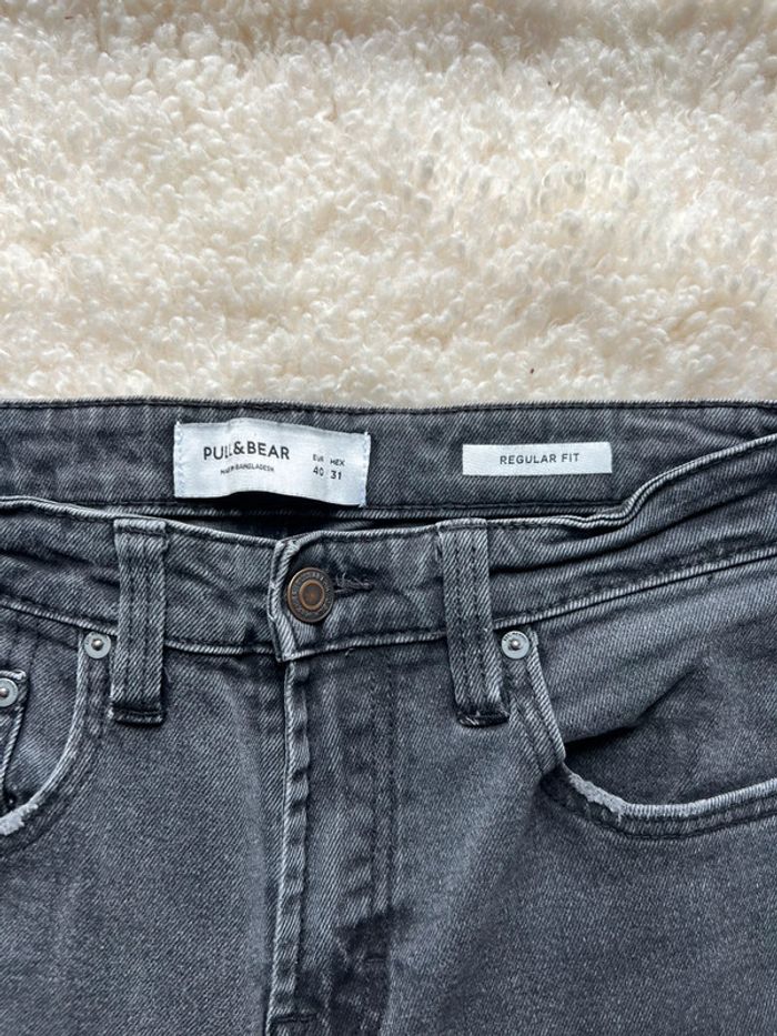 Jean gris Regular fit pull & bear 40 - photo numéro 4