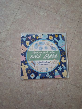 carte de naissance à offrir neuve avec enveloppe