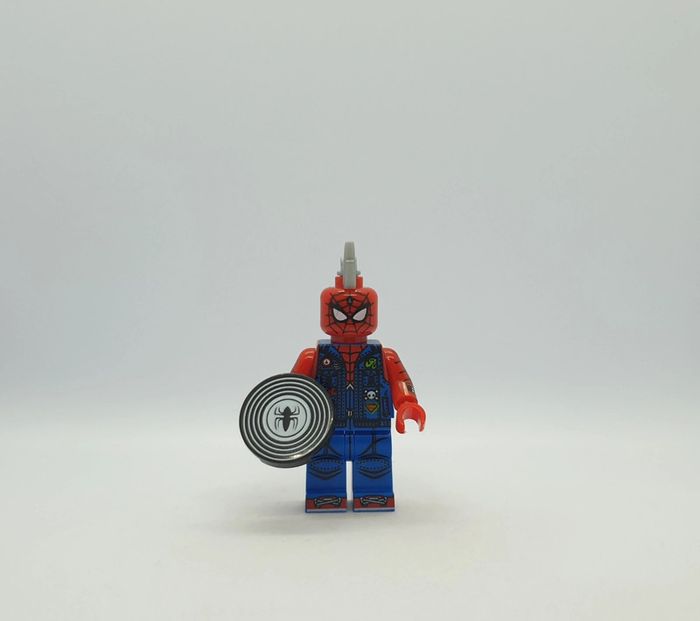 🕷 Figurine Marvel Spider-Man - Spider-Punk - (Style Lego) 🕷 - photo numéro 5
