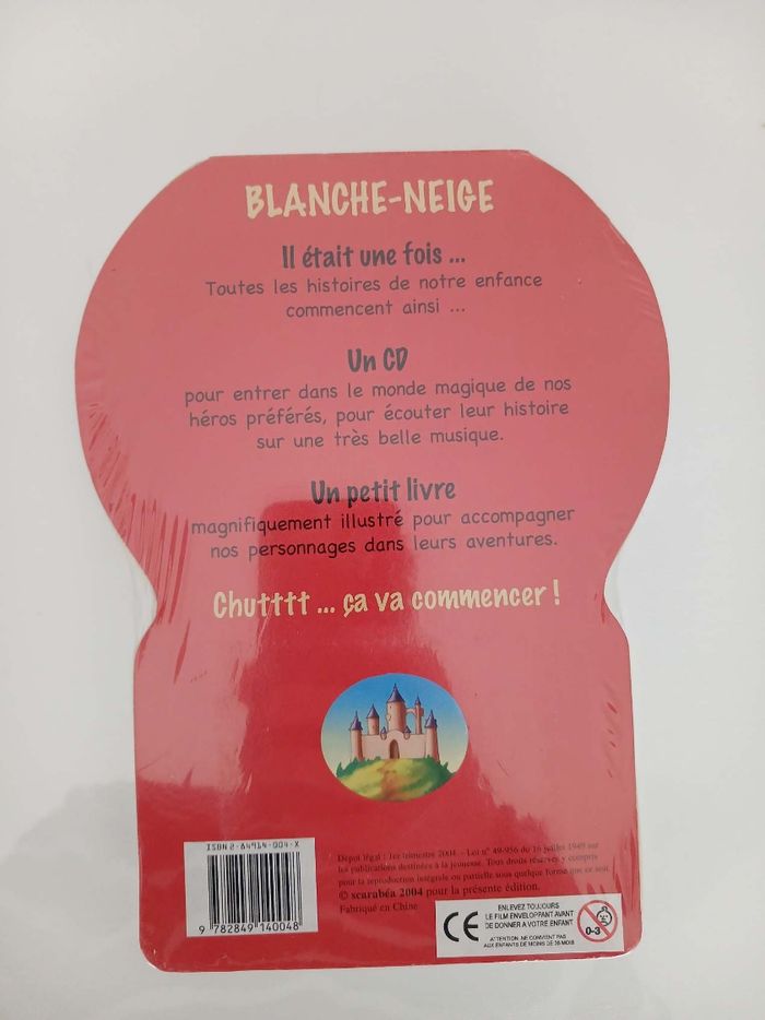 Coffret Blanche-Neige - Livre Illustré + CD Audio - Neuf sous Blister - photo numéro 4